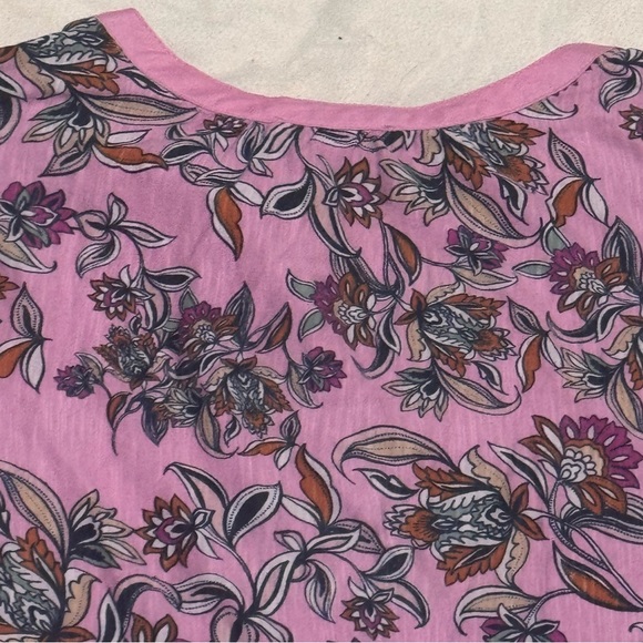 Vintage America Purple Floral Blouse - Picture 13 of 16